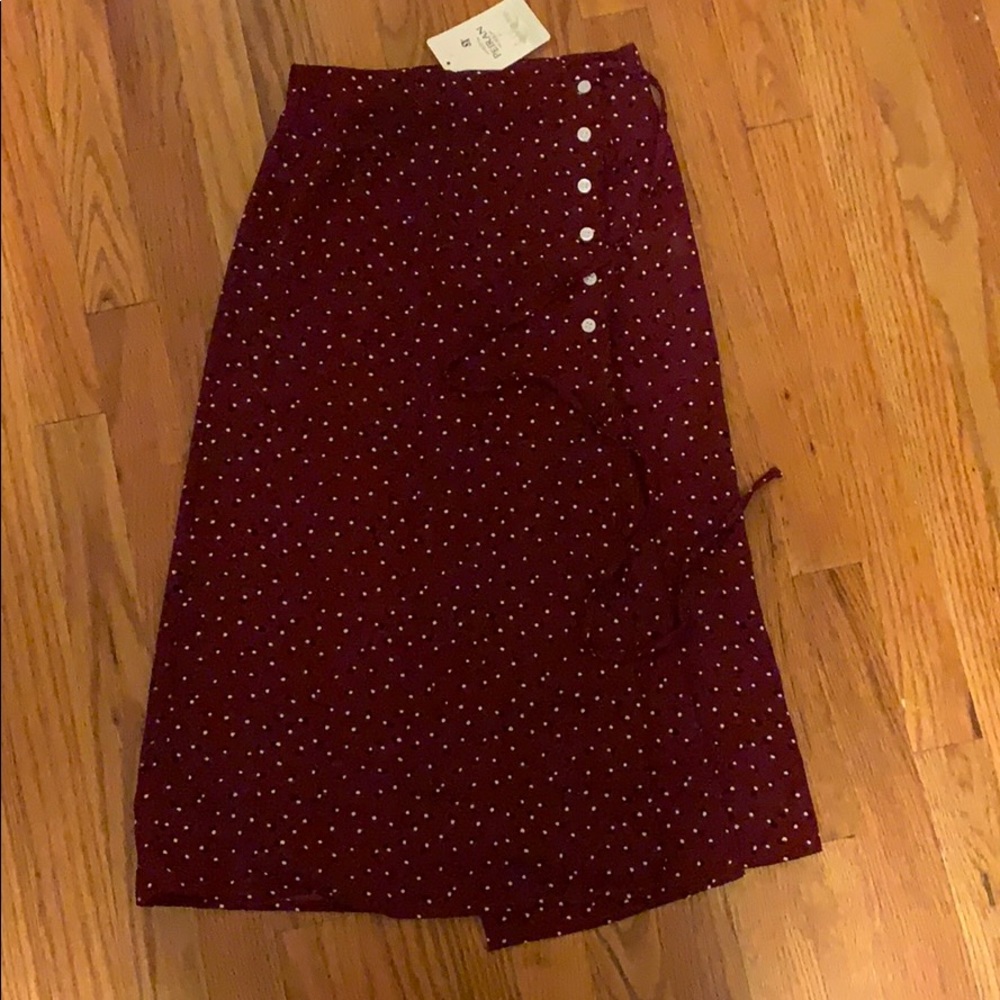 Peiran French Style Wrap Skirt